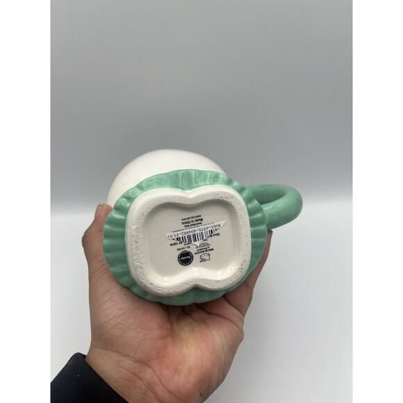 New Hello Kitty Christmas Tree Dress 3D Sculpted Large Ceramic Mug 6” - Picture 6 of 7